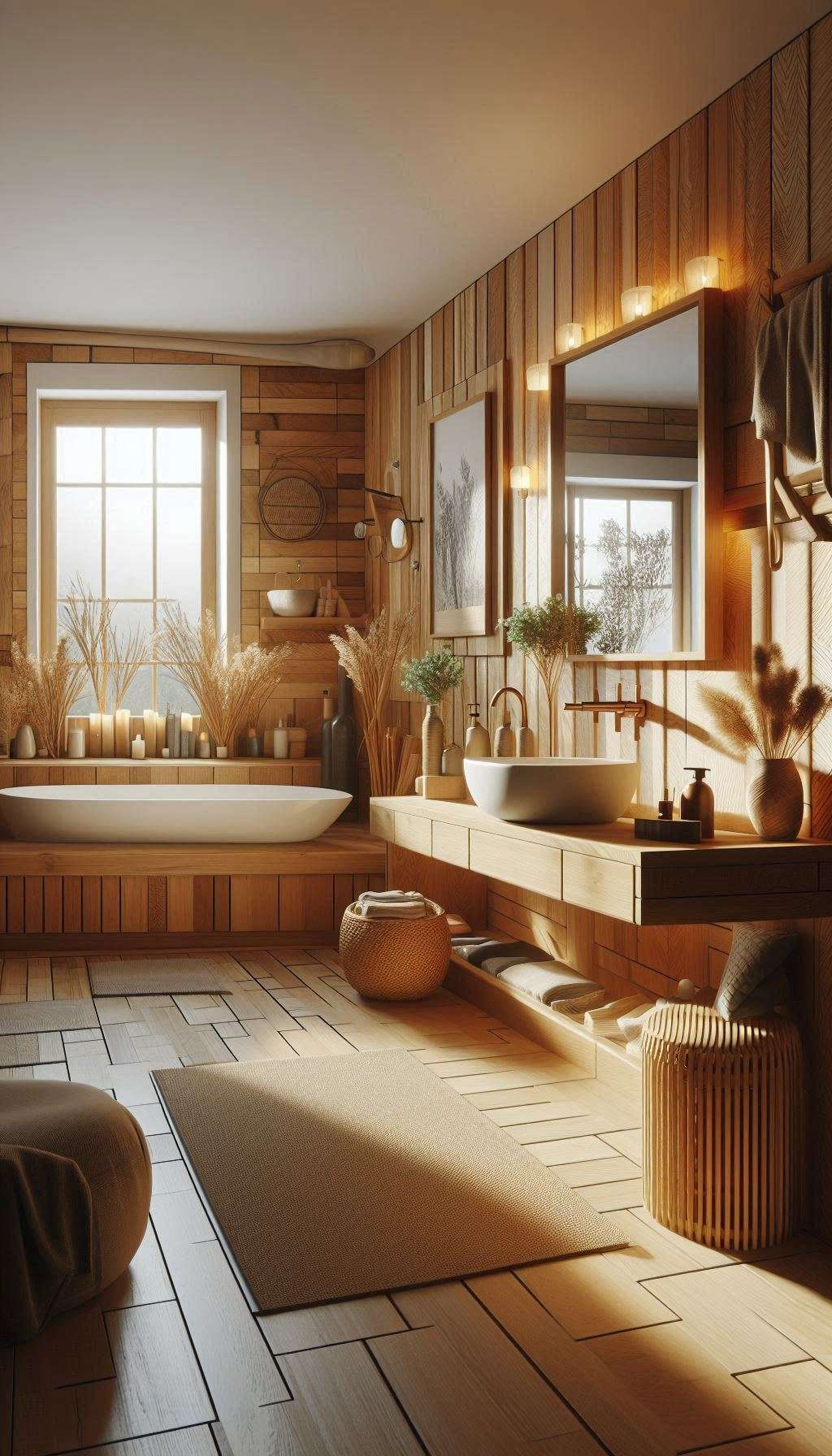 Ahşap Banyo Modelleri