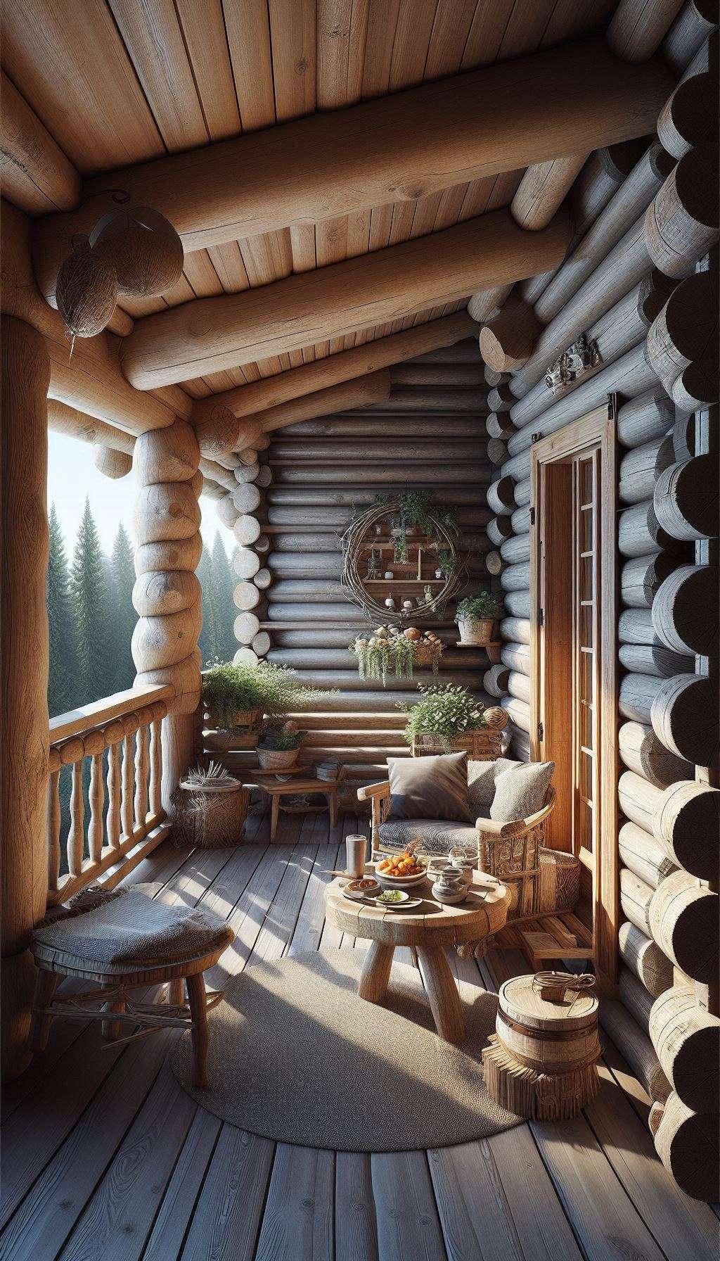 Ahşap Balkon Tasarımları