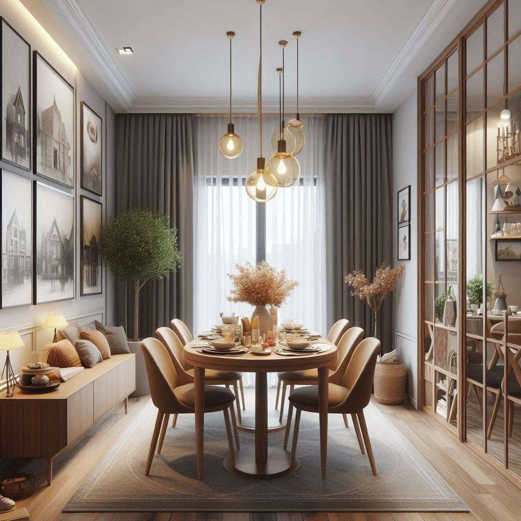 Küçük Salonda Yemek Masası