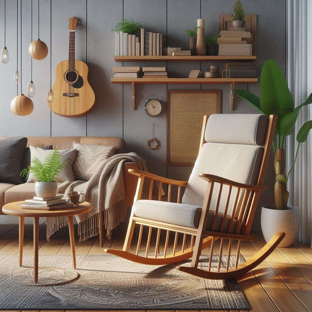 Sallanan Sandalye Ahşap Konforu